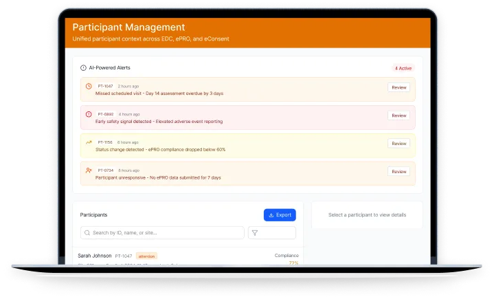 Participant Management