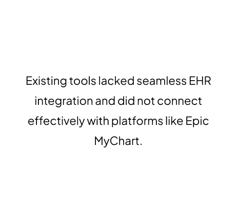 Limited EMR Integration