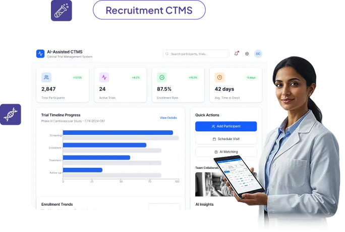 Recruitment-Focused Clinical Trial Management System