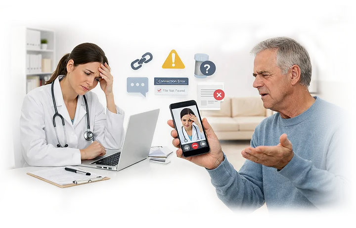 The challenge with most telehealth solutions